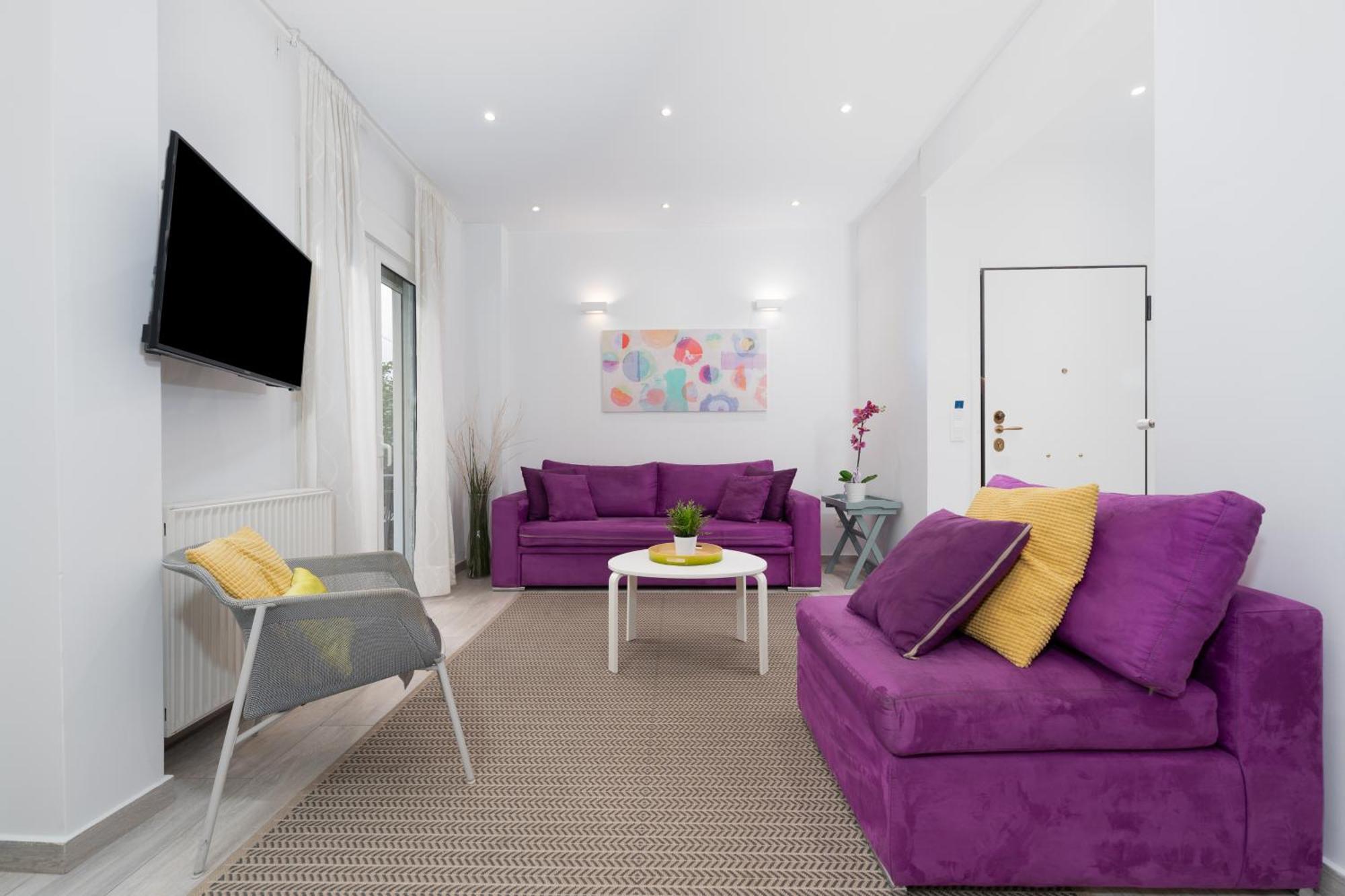 Spacious Modern Apartment In Athens Near Metro Exterior foto